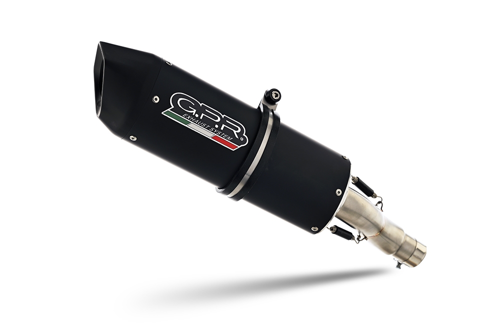 Exhaust compatible with Honda CB1000R 2021-2024, Furore Nero, Slip-on exhaust including link pipe 