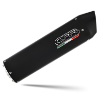 Exhaust compatible with Suzuki Hayabusa GSX1300R 2017-2020, Furore Evo4 Nero, Dual slip-on including removable db killers and link pipes 