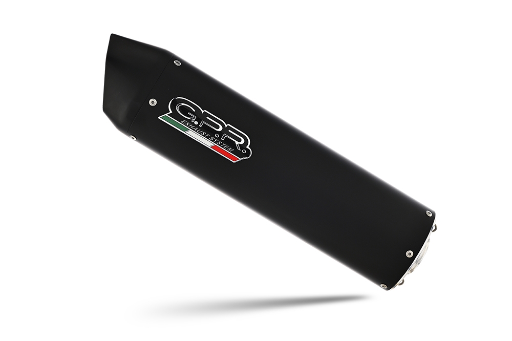 Exhaust compatible with Honda CRF250L 2013-2016, Furore Nero, Slip-on exhaust including removable db killer and link pipe, not EPA-compliant 
