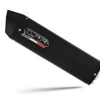Exhaust compatible with Honda CRF250L 2013-2016, Furore Nero, Slip-on exhaust including removable db killer and link pipe, not EPA-compliant 