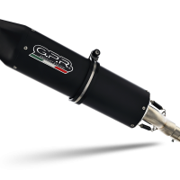 Exhaust compatible with Kawasaki Z-125 2019-2020, Furore Evo4 Nero, Slip-on exhaust including removable db killer and link pipe 
