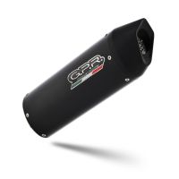 Exhaust compatible with Husqvarna Enduro 701 2021-2024, Furore Evo4 Nero, Slip-on exhaust including link pipe and removable db killer 