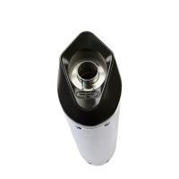 Exhaust compatible with Yamaha T-Max 560 2020-2021, Furore Nero, Full system exhaust, including removable db killer 