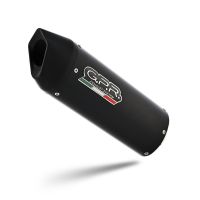 Exhaust compatible with Honda CB1000R 2021-2024, Furore Nero, Slip-on exhaust including link pipe 