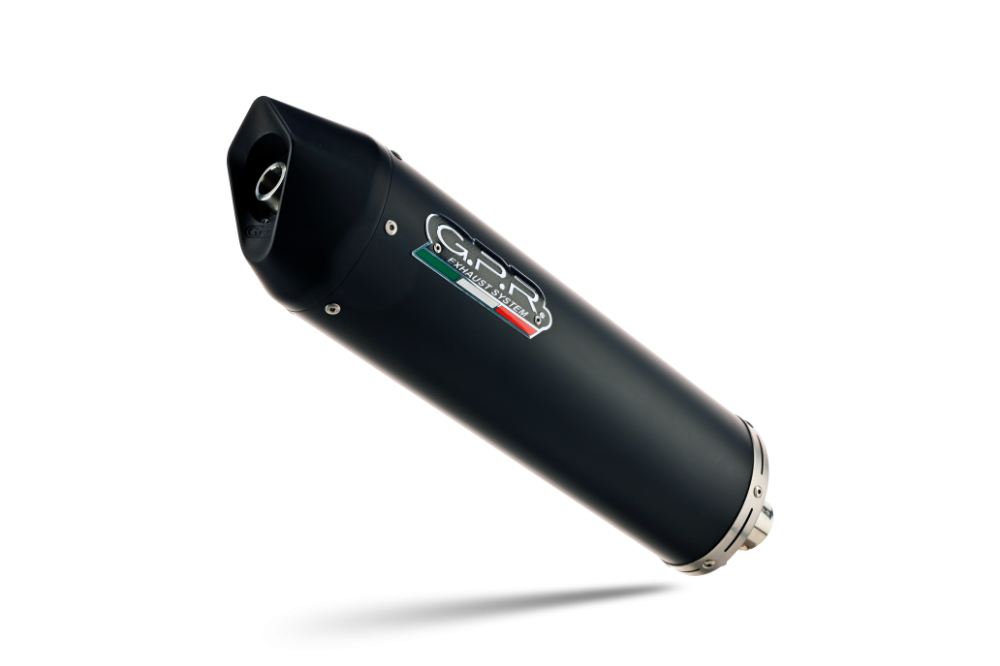 Exhaust compatible with Yamaha Aerox 155 VVA 2021-2023, Furore Nero, Full system exhaust, including removable db killer 