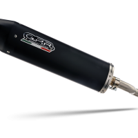 Exhaust compatible with Yamaha Aerox 155 VVA 2021-2023, Furore Nero, Full system exhaust, including removable db killer 