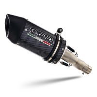 Exhaust compatible with Honda CBR1000RR 2014-2016, Furore Poppy, Slip-on exhaust including link pipe 