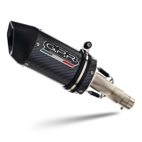 Exhaust compatible with Honda CBR1000RR 2014-2016, Furore Poppy, Slip-on exhaust including link pipe 