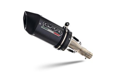 Exhaust compatible with Honda CBR1000RR 2014-2016, Furore Poppy, Slip-on exhaust including link pipe 