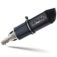 Exhaust compatible with Husqvarna Supermoto 701 2021-2024, Furore Evo4 Poppy, Slip-on exhaust including link pipe and removable db killer 