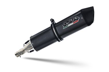 Exhaust compatible with Bmw G650GS - Sertao 2010-2016, Furore Poppy, Slip-on exhaust including removable db killer and link pipe, not EPA-compliant 
