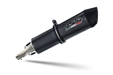 Exhaust compatible with Bmw G650GS - Sertao 2010-2016, Furore Poppy, Slip-on exhaust including removable db killer and link pipe 