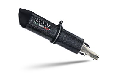 Exhaust compatible with Voge 300Rally 2022-2024, Furore Evo4 Poppy, Slip-on exhaust including link pipe and removable db killer 