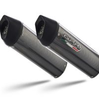 Exhaust compatible with Bmw K1600GT 2017-2021, Furore Evo4 Poppy, Dual slip-on including removable db killers and link pipes, EPA-compliant 