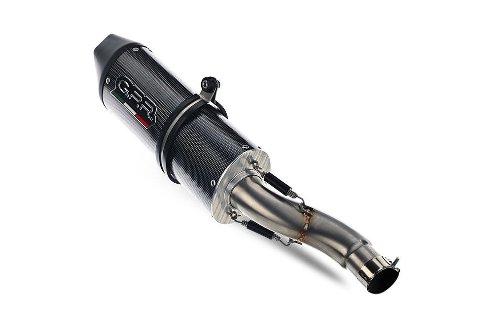 Exhaust compatible with Kawasaki Klx 300 R 1994-2006, Furore Poppy, Slip-on exhaust including removable db killer and link pipe, EPA-compliant 
