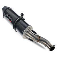Exhaust compatible with Kawasaki Klx 300 R 1994-2006, Furore Poppy, Slip-on exhaust including removable db killer and link pipe, EPA-compliant 