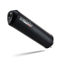 Exhaust compatible with Yamaha Tw 125 1999-2007, Ghisa , Slip-on exhaust including removable db killer and link pipe 