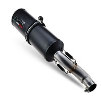 Exhaust compatible with Honda Transalp XL650V 2000-2006, Ghisa , Slip-on exhaust including removable db killer and link pipe, EPA-compliant 