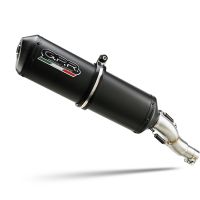 Exhaust compatible with Honda Transalp XL650V 2000-2006, Ghisa , Slip-on exhaust including removable db killer and link pipe, EPA-compliant 