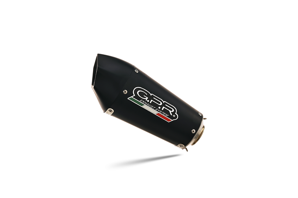 Exhaust compatible with Kawasaki Z1000 2010-2013, Gpe Ann. Black titanium, Dual slip-on including removable db killers and link pipes 