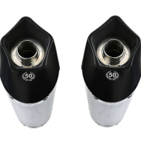 Exhaust compatible with Kawasaki Z1000 2010-2013, Gpe Ann. Black titanium, Dual slip-on including removable db killers and link pipes 