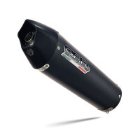 Exhaust compatible with Honda CBR600F 2011-2014, Gpe Ann. Black titanium, Full system exhaust including removable db killer and catalyst 
