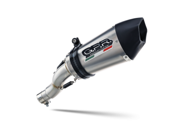 Exhaust compatible with Bmw R Nine-T 1200 - Pure - Racer - Urban - Scrambler G/S 2017-2023, GP Evo4 Titanium, Slip-on exhaust including removable db killer and link pipe 
