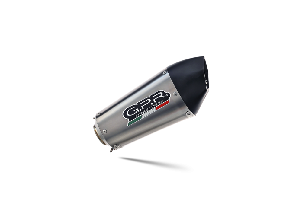 Exhaust compatible with Kawasaki Z1000 2010-2013, Gpe Ann. titanium, Dual slip-on including removable db killers and link pipes 