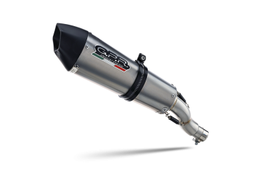 Exhaust compatible with Ktm 790 Duke 2017-2020, GP Evo4 Titanium, Slip-on exhaust including removable db killer and link pipe 