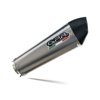 Exhaust compatible with Husqvarna Enduro 701 2017-2020, Gpe Ann. Titanium, Slip-on exhaust including link pipe and removable db killer 