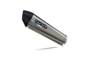 Exhaust compatible with Suzuki SV650 / SV650 ABS 2021-2025, GP Evo4 Titanium, Slip-on exhaust including removable db killer and link pipe 