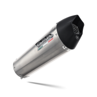 Exhaust compatible with Moto Guzzi V85TT 2021-2024, GP Evo4 Titanium, Slip-on exhaust including removable db killer and link pipe 