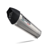 Exhaust compatible with Kawasaki Z400 2023-2025, GP Evo4 Titanium, Slip-on exhaust including removable db killer and link pipe 