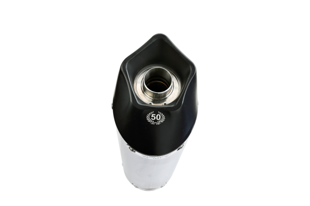 Exhaust compatible with Yamaha R1 2015-2016, Gpe Ann. titanium, Slip-on exhaust including removable db killer and link pipe 