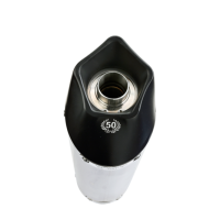 Exhaust compatible with Yamaha R1 2015-2016, Gpe Ann. titanium, Slip-on exhaust including removable db killer and link pipe 