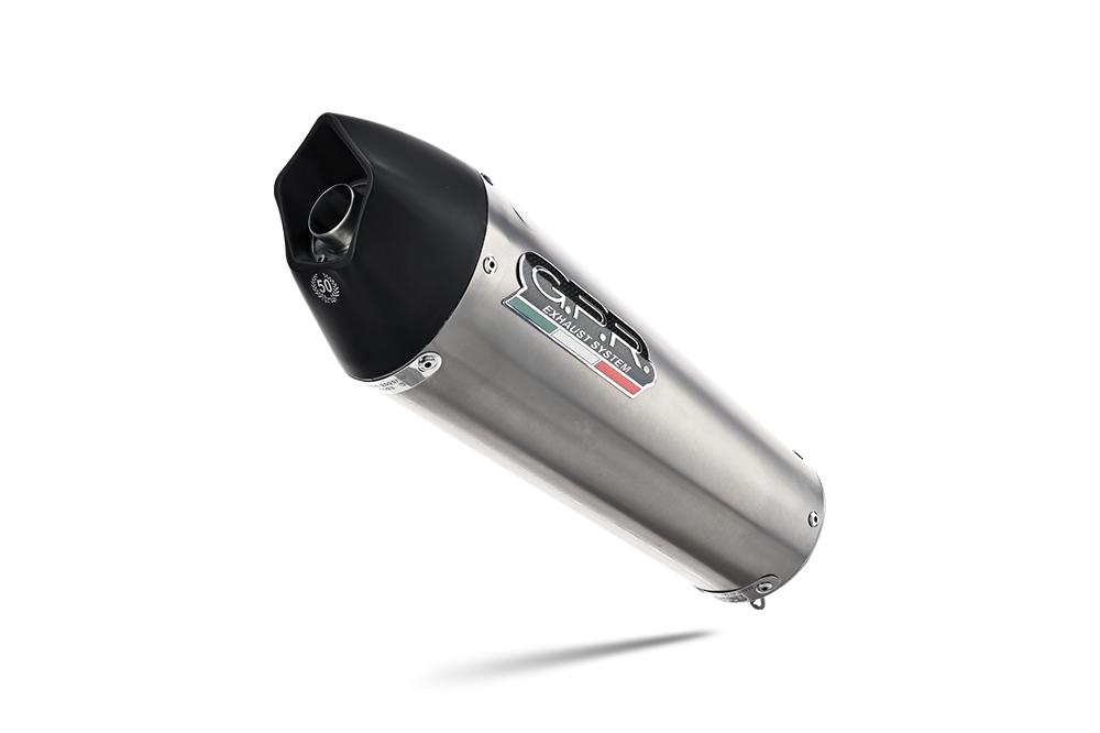 Exhaust compatible with Yamaha Tracer 700 2016-2019, Gpe Ann. titanium, Full system exhaust, including removable db killer 
