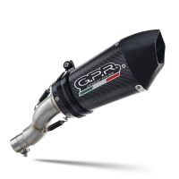 Exhaust compatible with Bmw R Nine-T 1200 - Pure - Racer - Scrambler - Urban G/S 2013-2016, Gpe Ann. Poppy, Slip-on exhaust including removable db killer and link pipe 