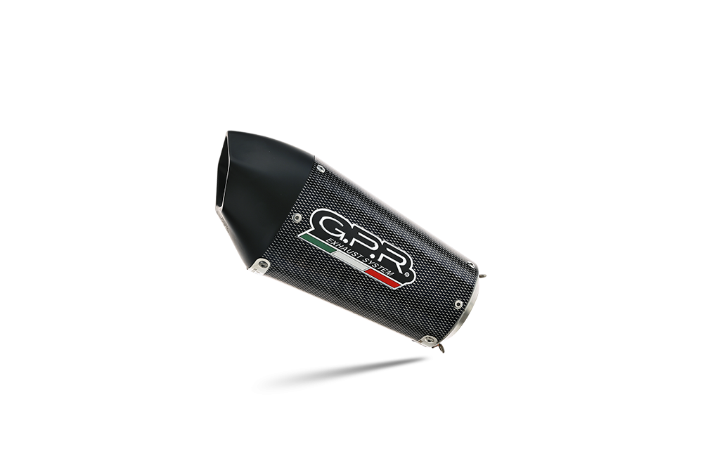 Exhaust compatible with Ktm 250 Adventure Sw 2020-2024, GP Evo4 Poppy, Slip-on exhaust including removable db killer and link pipe 