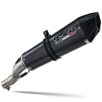 Exhaust compatible with Gas Gas E 700 2023-2024, Gpe Ann. Poppy, Slip-on exhaust including link pipe and removable db killer 