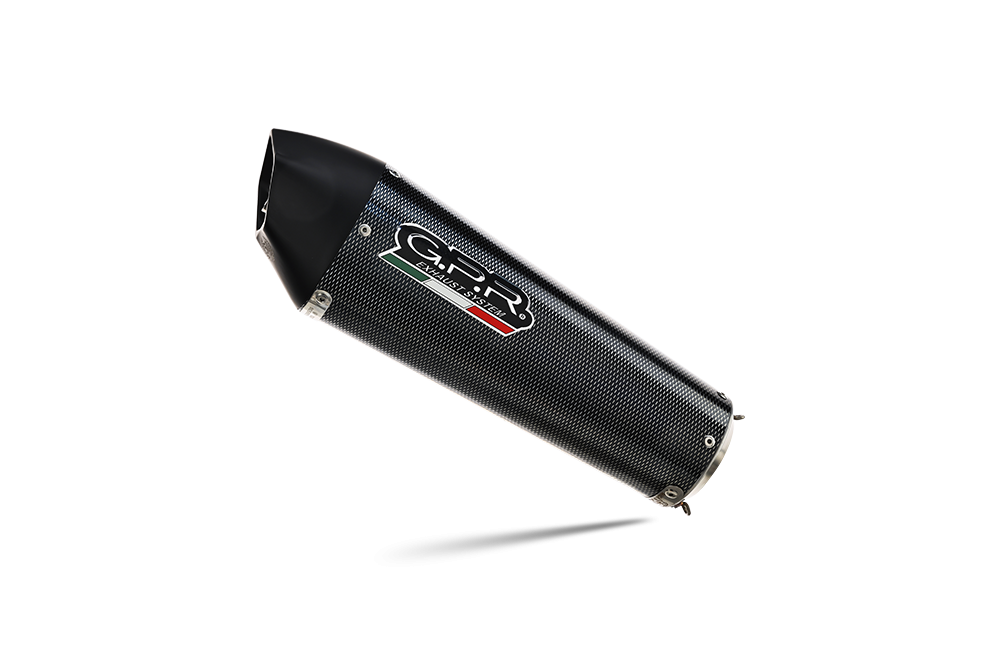 Exhaust compatible with Kawasaki Z-800 2009-2016, Gpe Ann. Poppy, Slip-on exhaust including removable db killer and link pipe 