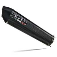 Exhaust compatible with Honda Silver Wing 600 I.E. - SW-T 2007-2016, Gpe Ann. Poppy, Slip-on exhaust including removable db killer and link pipe 