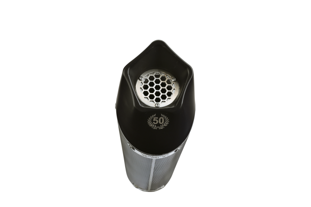 Exhaust compatible with Ktm 250 Adventure Sw 2020-2024, GP Evo4 Poppy, Slip-on exhaust including removable db killer and link pipe 