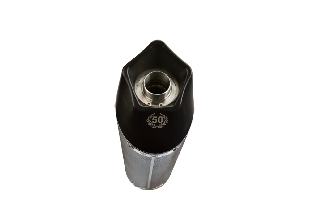 Exhaust compatible with Beta Motard 4.0 T2 Vers 11 2005-2016, Gpe Ann. Poppy, Full system exhaust including removable db killer and catalyst 