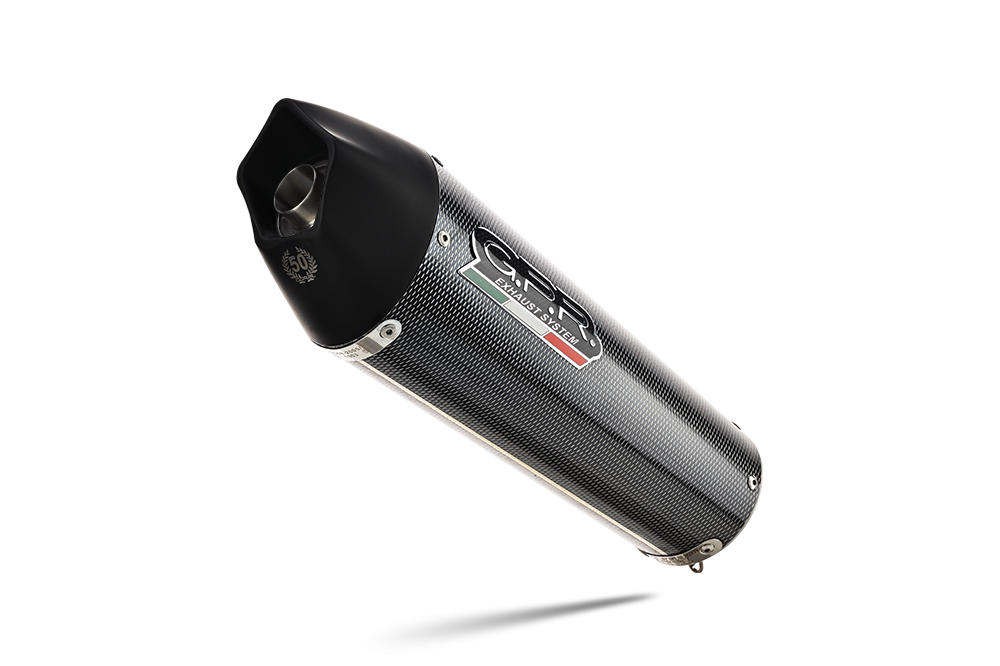 Exhaust compatible with Kawasaki Z-800 2009-2016, Gpe Ann. Poppy, Slip-on exhaust including removable db killer and link pipe 
