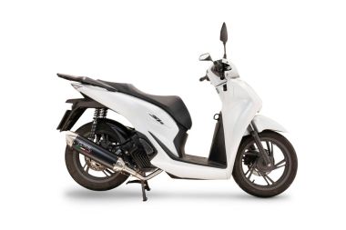 Exhaust compatible with Honda SH125 I.E. 2024-2025, Furore-X Scooter, Full system exhaust including removable db killer and catalyst 