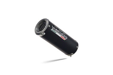 Exhaust compatible with Benelli 502 C 2019-2020, M3 Black Titanium, Slip-on exhaust including removable db killer and link pipe, EPA-compliant 