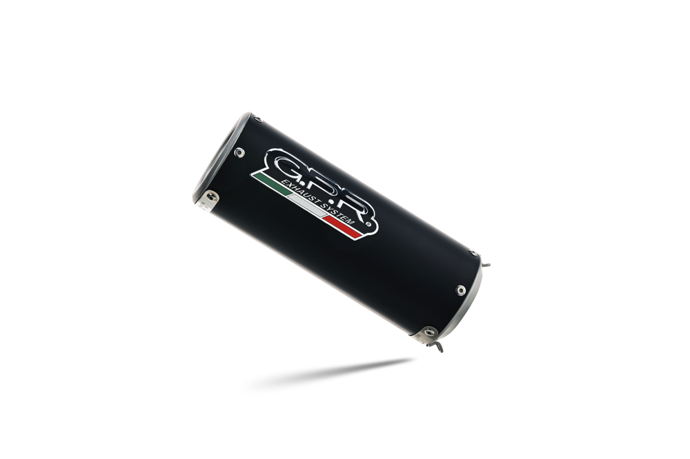 Exhaust compatible with Honda CBR650R 2021-2023, M3 Black Titanium, Full system exhaust, including removable db killer 
