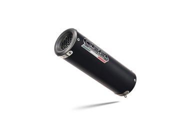 Exhaust compatible with Bmw R1200RS LC 2017-2019, M3 Black Titanium, Slip-on exhaust including removable db killer and link pipe, EPA-compliant 
