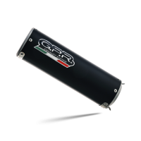 Exhaust compatible with Honda Rebel 1100 2021-2024, M3 Black Titanium, Slip-on exhaust including removable db killer and link pipe 