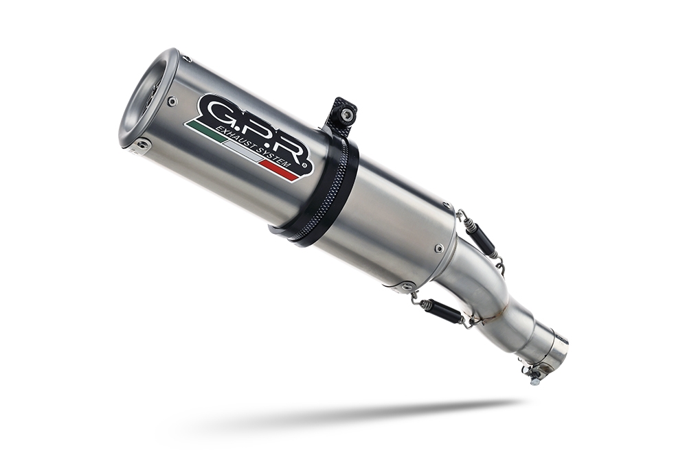 Exhaust compatible with Suzuki GSX-S1000 2021-2025, M3 Inox , Slip-on exhaust including removable db killer and link pipe, EPA-compliant 
